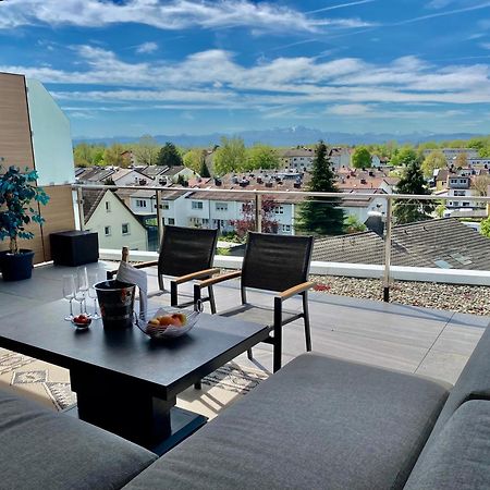 Penthouse Apartment Mit Alpenblick Friedrichshafen Exterior photo