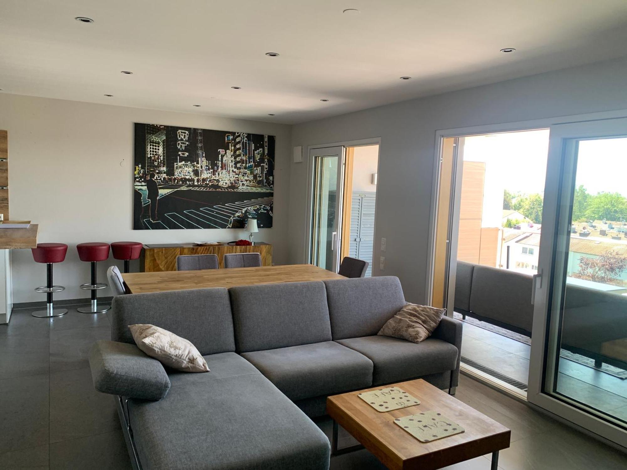 Penthouse Apartment Mit Alpenblick Friedrichshafen Exterior photo